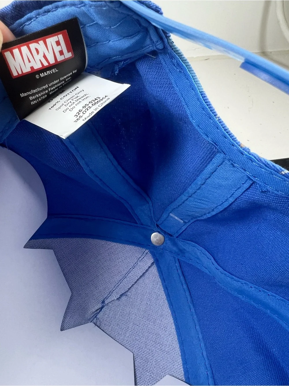 Marvel Black Panther Youth Snapback Hat Blue Adjustable One Size NWT